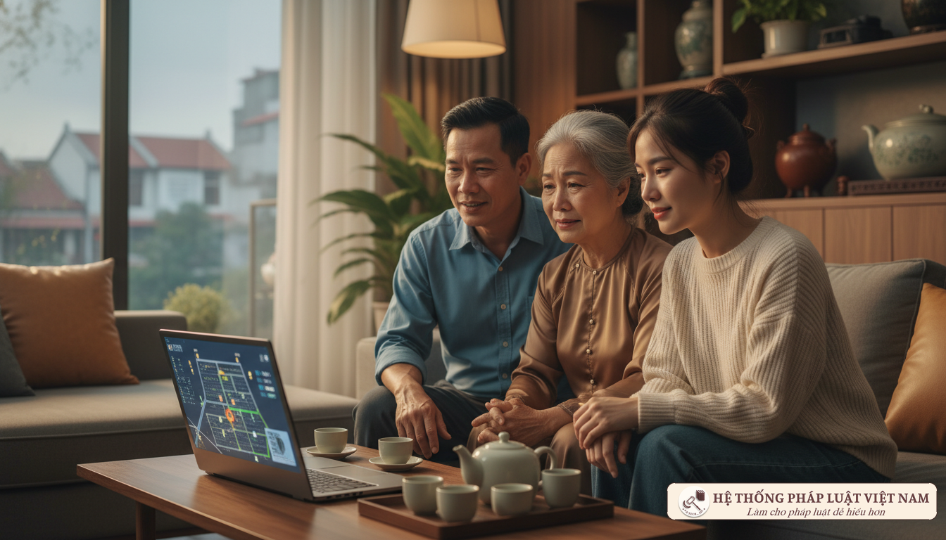 Gia đình tra cứu thông tin liệt sĩ online