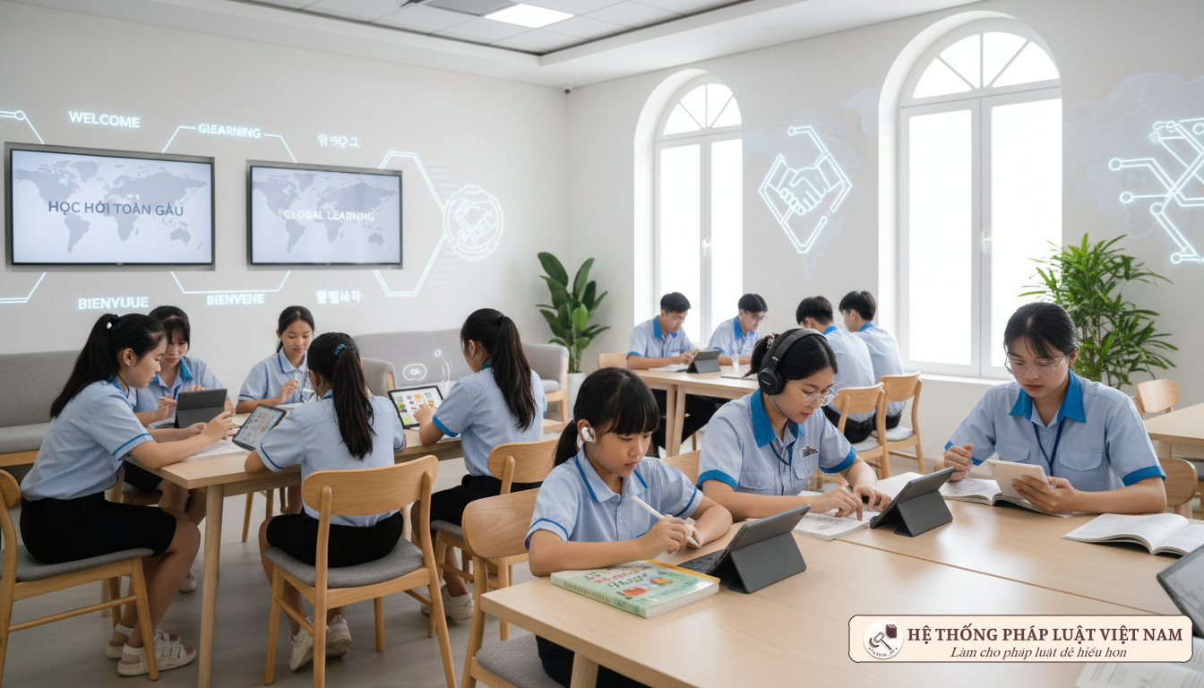 Tăng cường dạy và học ngoại ngữ trong hệ thống giáo dục