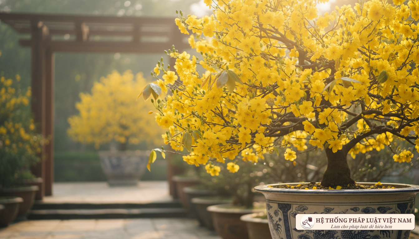 Cây mai vàng ngày Tết