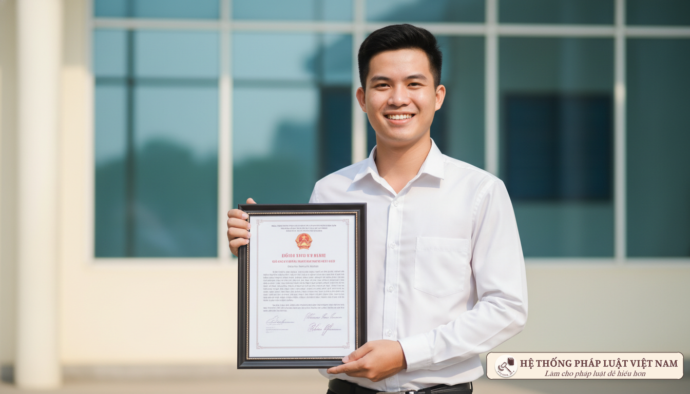 Thanh niên Việt Nam nhận quyết định tuyển dụng