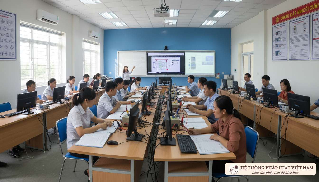 Lớp học nghề linh hoạt cho người lao động