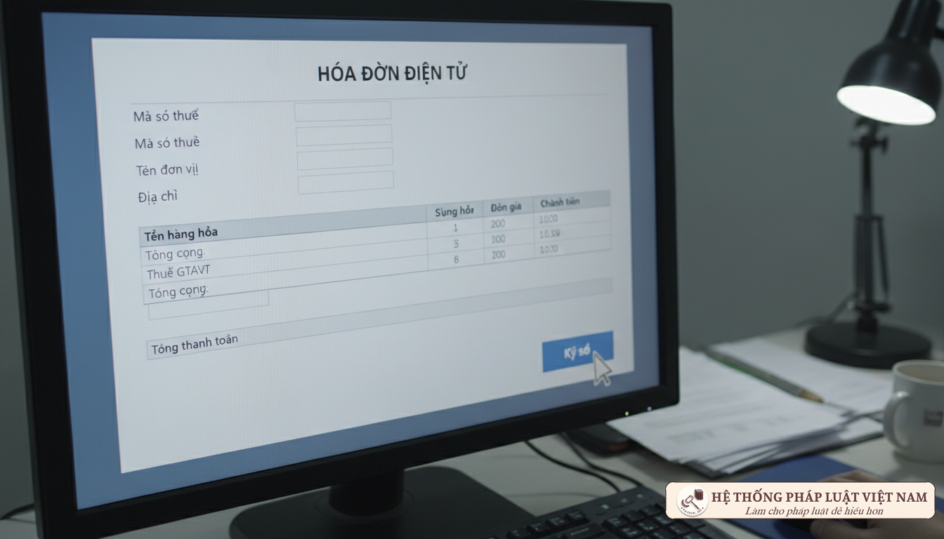 Ký số thay thế hóa đơn điện tử sai sót