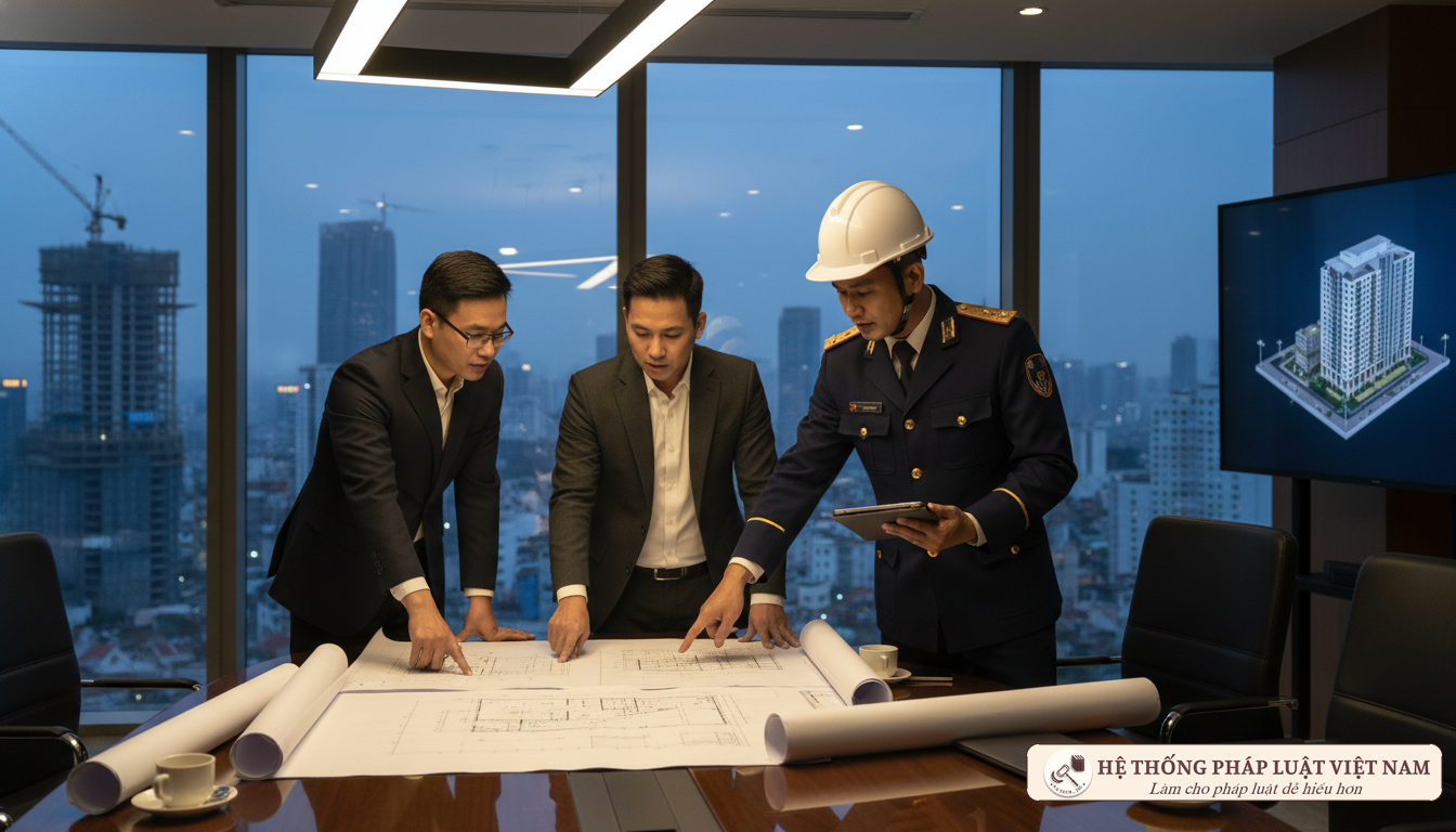 Cán bộ thẩm duyệt hồ sơ PCCC