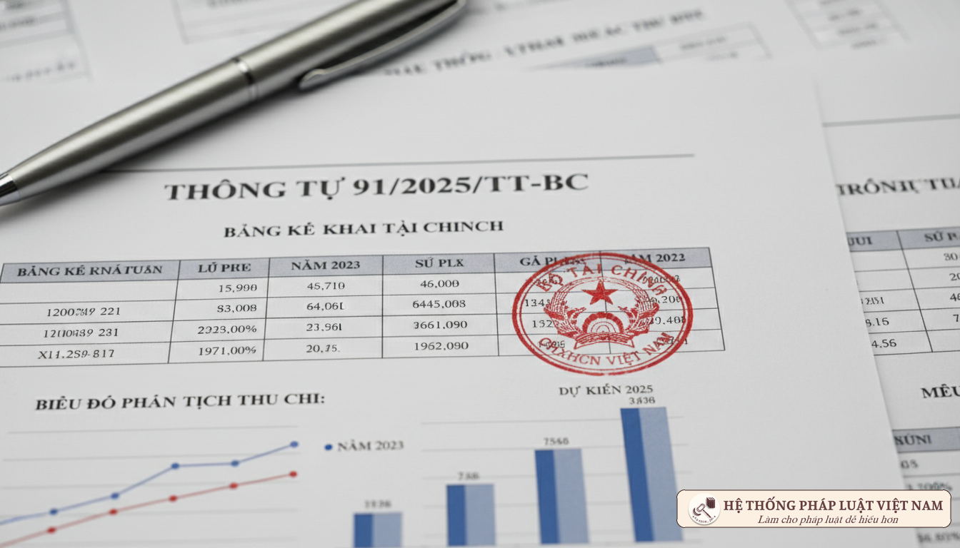 Mẫu biểu quyết toán dự án hoàn thành theo Thông tư 91/2025/TT-BTC