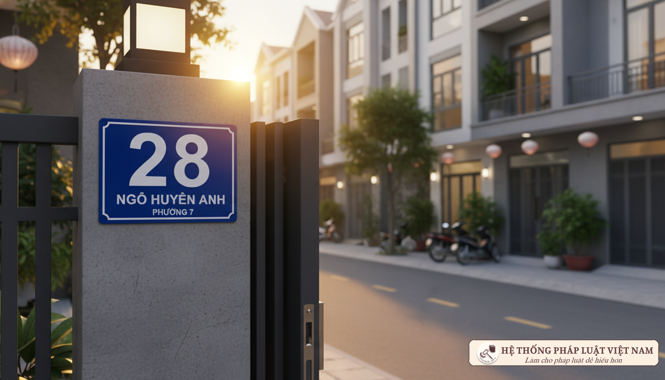 Cấp số nhà 2025: Hướng dẫn chi tiết thủ tục, hồ sơ và mức phí mới nhất theo Thông tư 08/2024/TT-BXD
