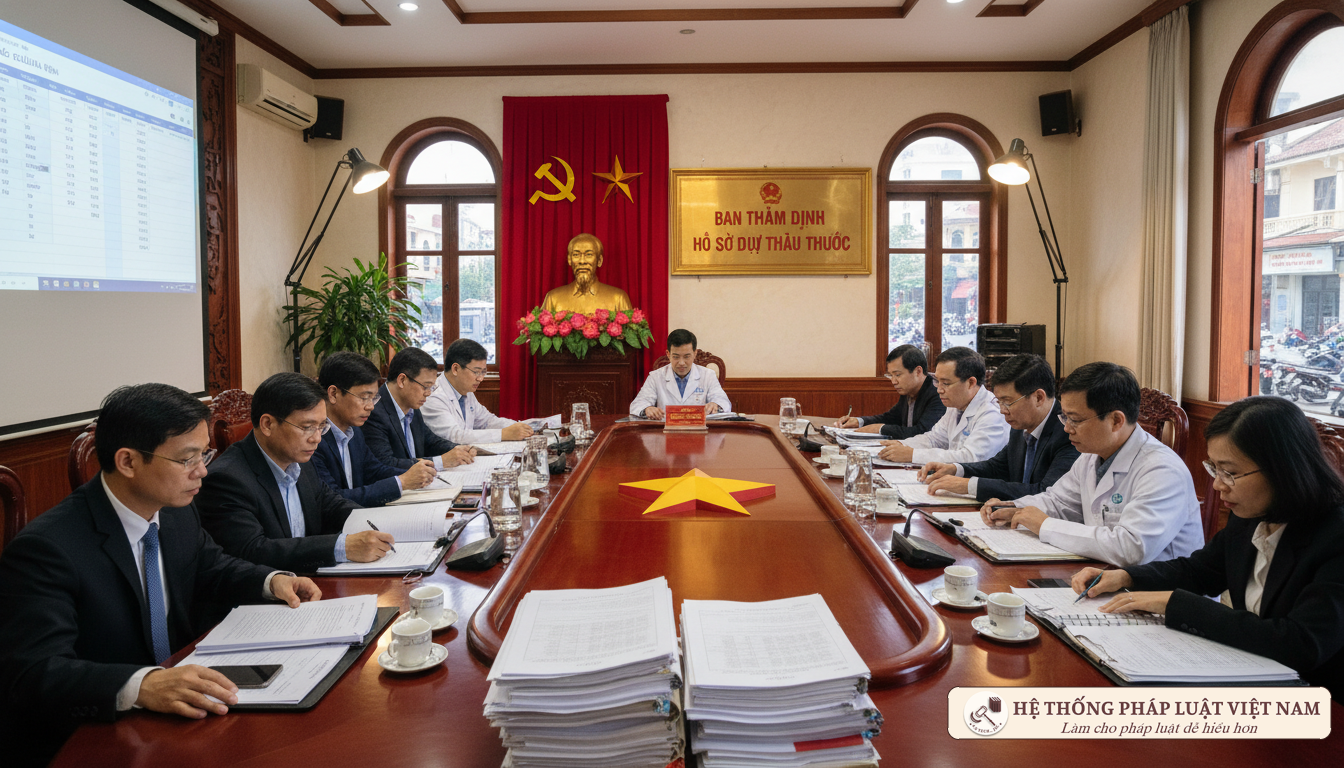 Hội đồng thẩm định hồ sơ đấu thầu thuốc
