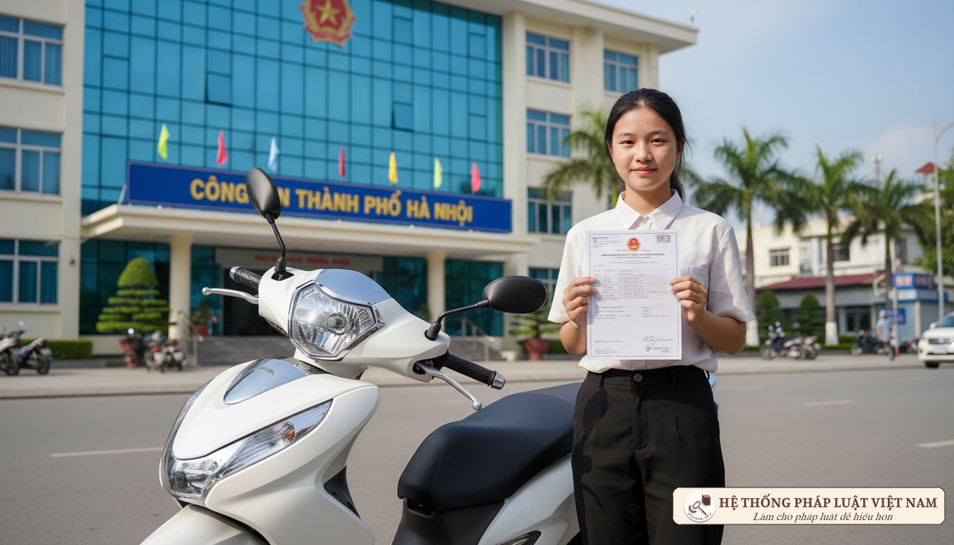 Từ 15 tuổi đã được đứng tên đăng ký xe: Quy định mới nhất bạn cần biết!
