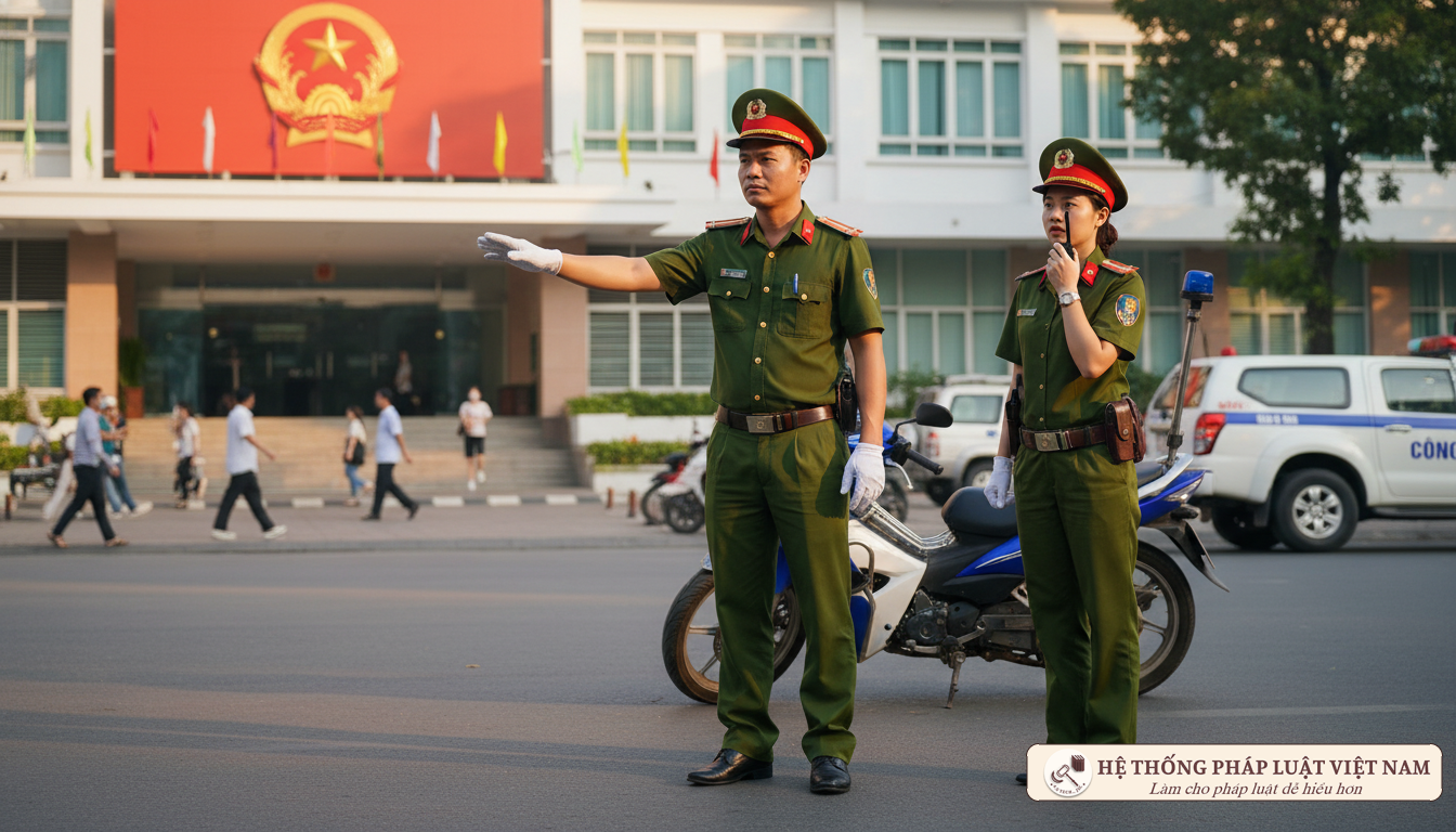 Lực lượng chức năng thực thi nhiệm vụ