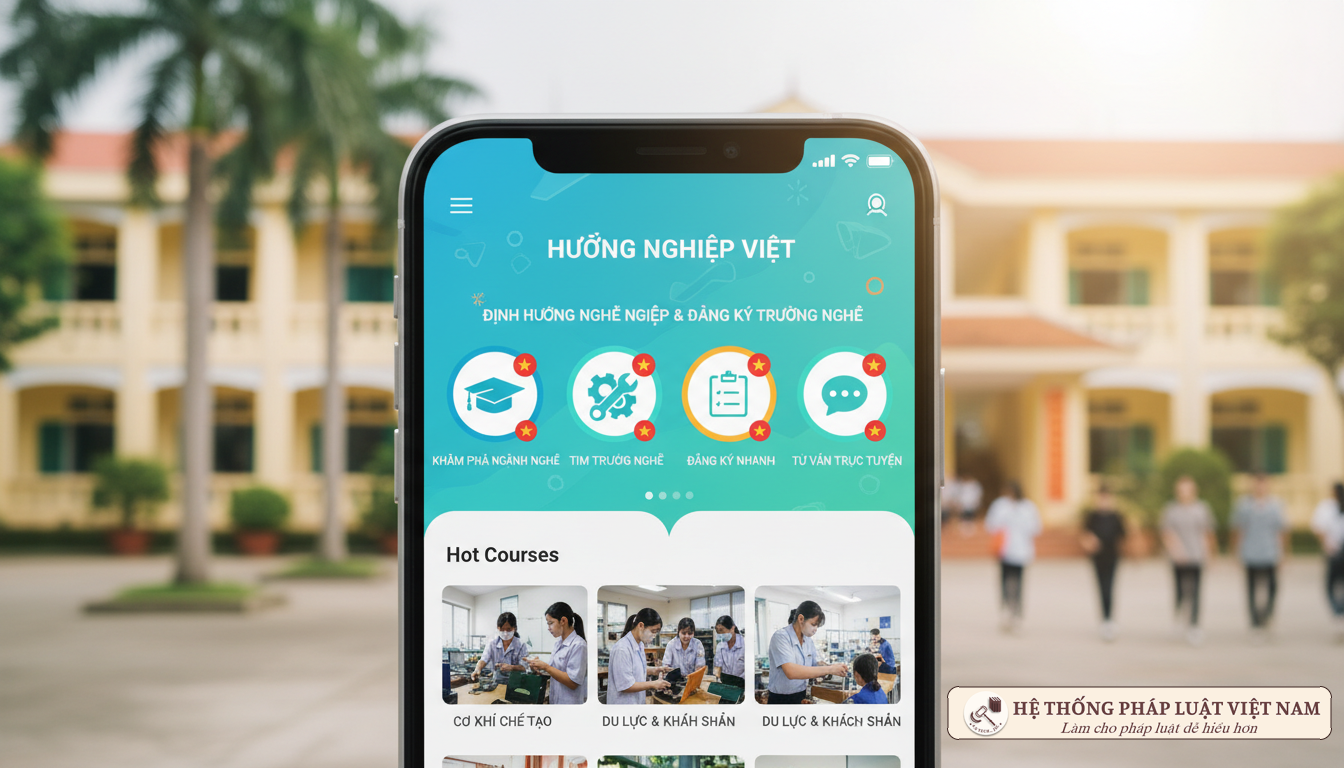 Ứng dụng Chọn nghề trên điện thoại