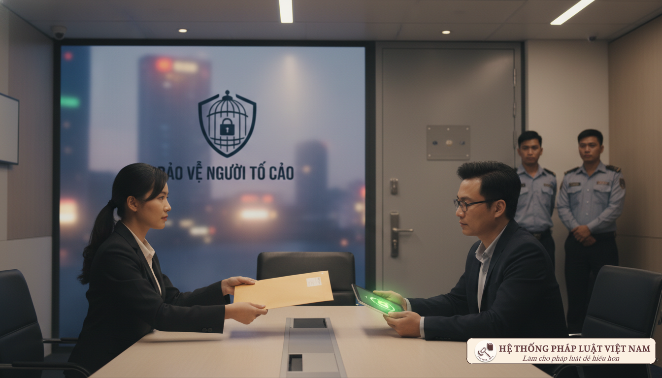 Bảo vệ an toàn cho người cung cấp thông tin tham nhũng