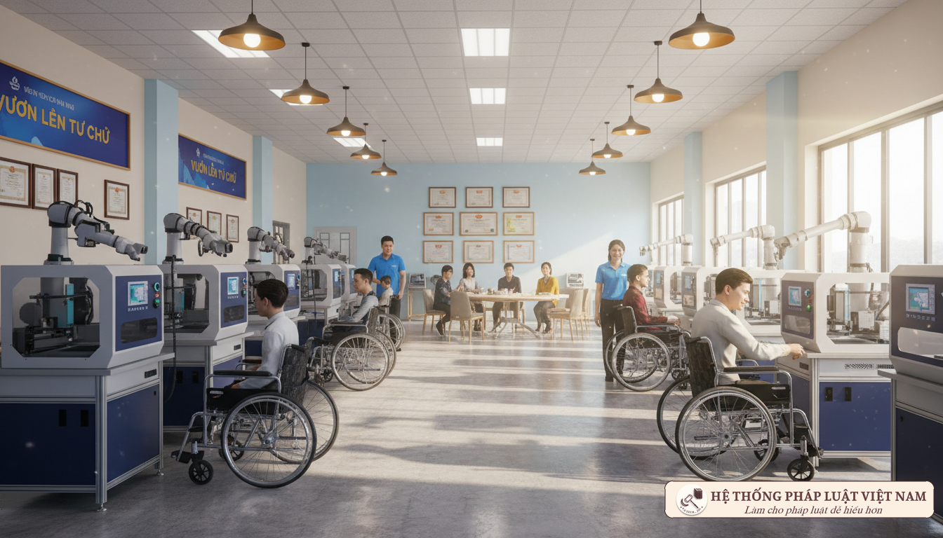 Đào tạo nghề cho người khuyết tật hòa nhập cộng đồng Trung tâm đào tạo nghề cho người khuyết tật tại Việt Nam
