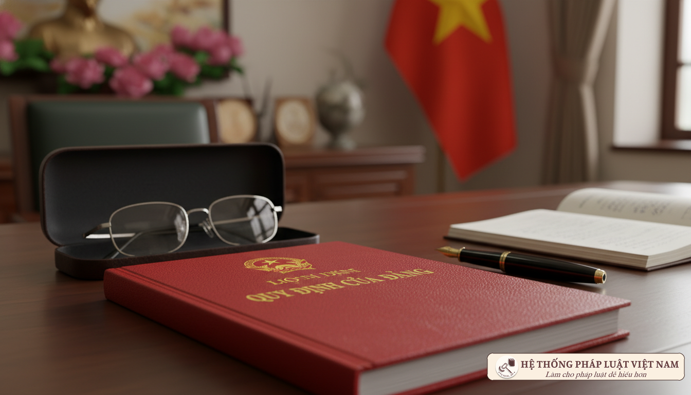 Bàn làm việc của cán bộ lãnh đạo