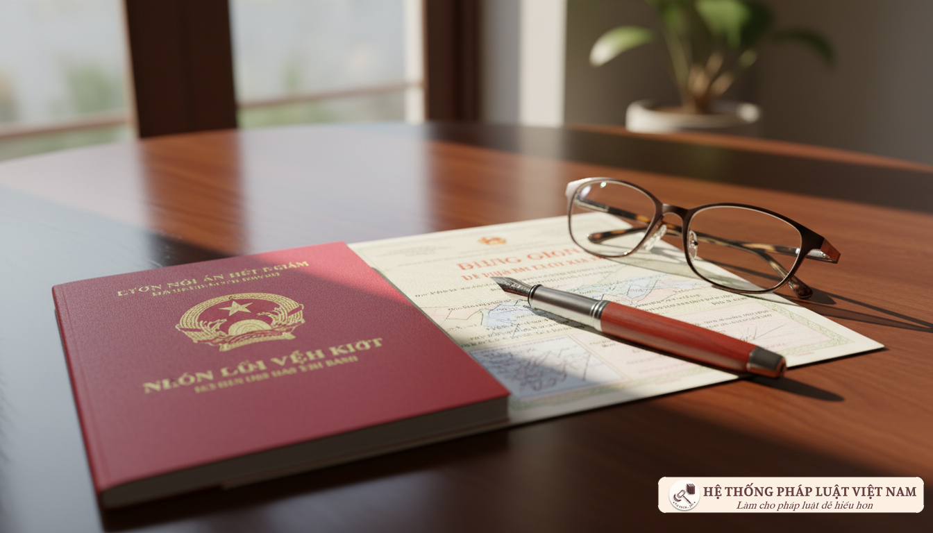 Giấy chứng nhận quyền sử dụng đất và bút ký