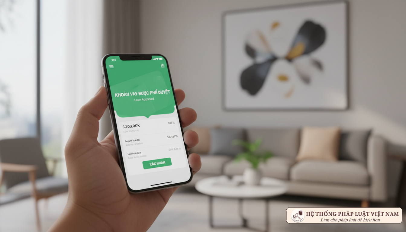Vay tiền online qua ứng dụng điện thoại