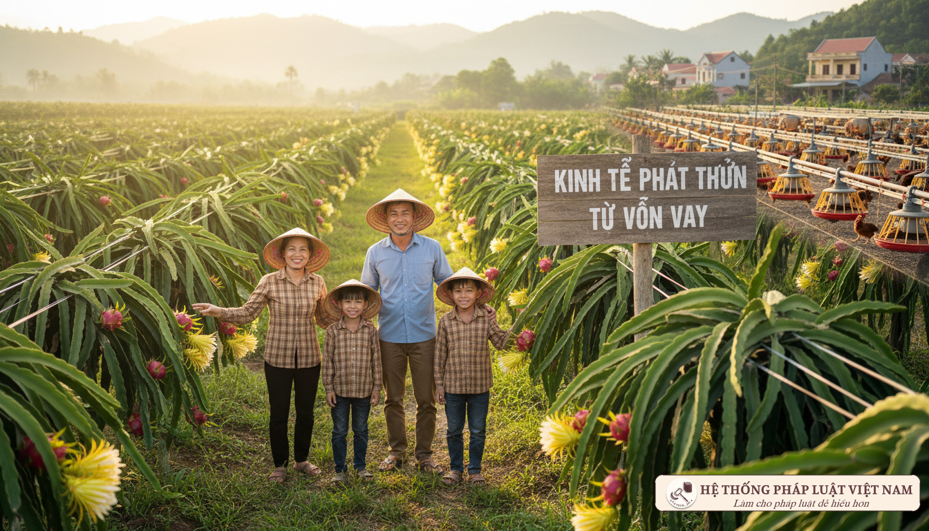 Hộ nông dân sử dụng vốn vay hiệu quả