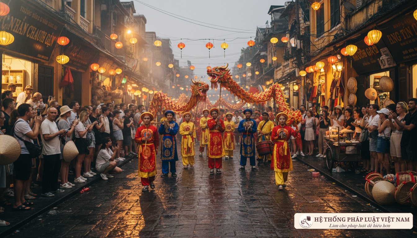 Hoạt động văn hóa tại phố đi bộ Hà Nội