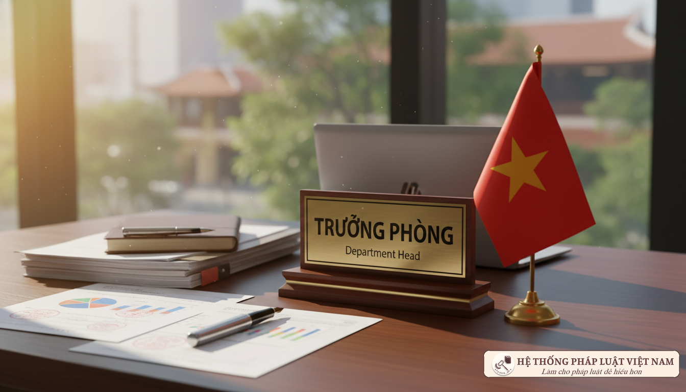 Bàn làm việc của lãnh đạo cơ quan nhà nước