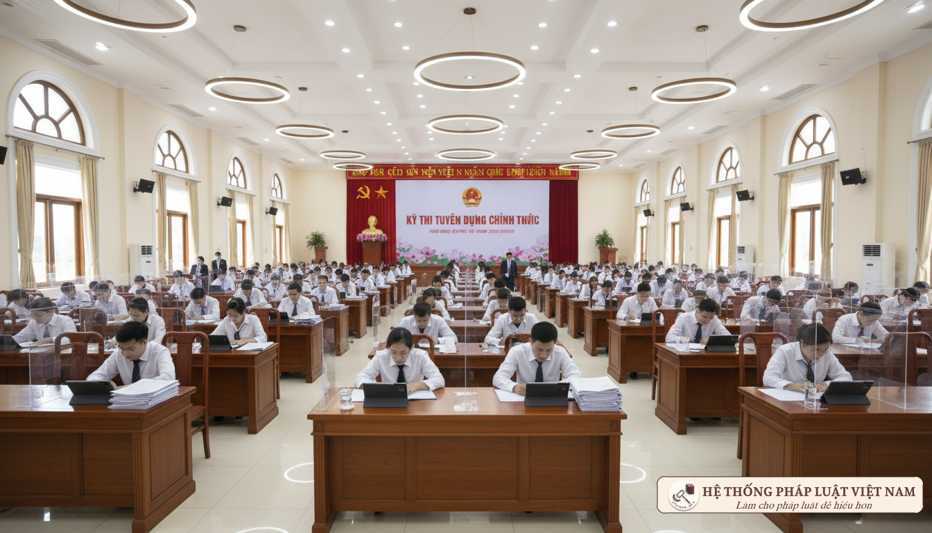 Kỳ thi tuyển dụng viên chức tập trung