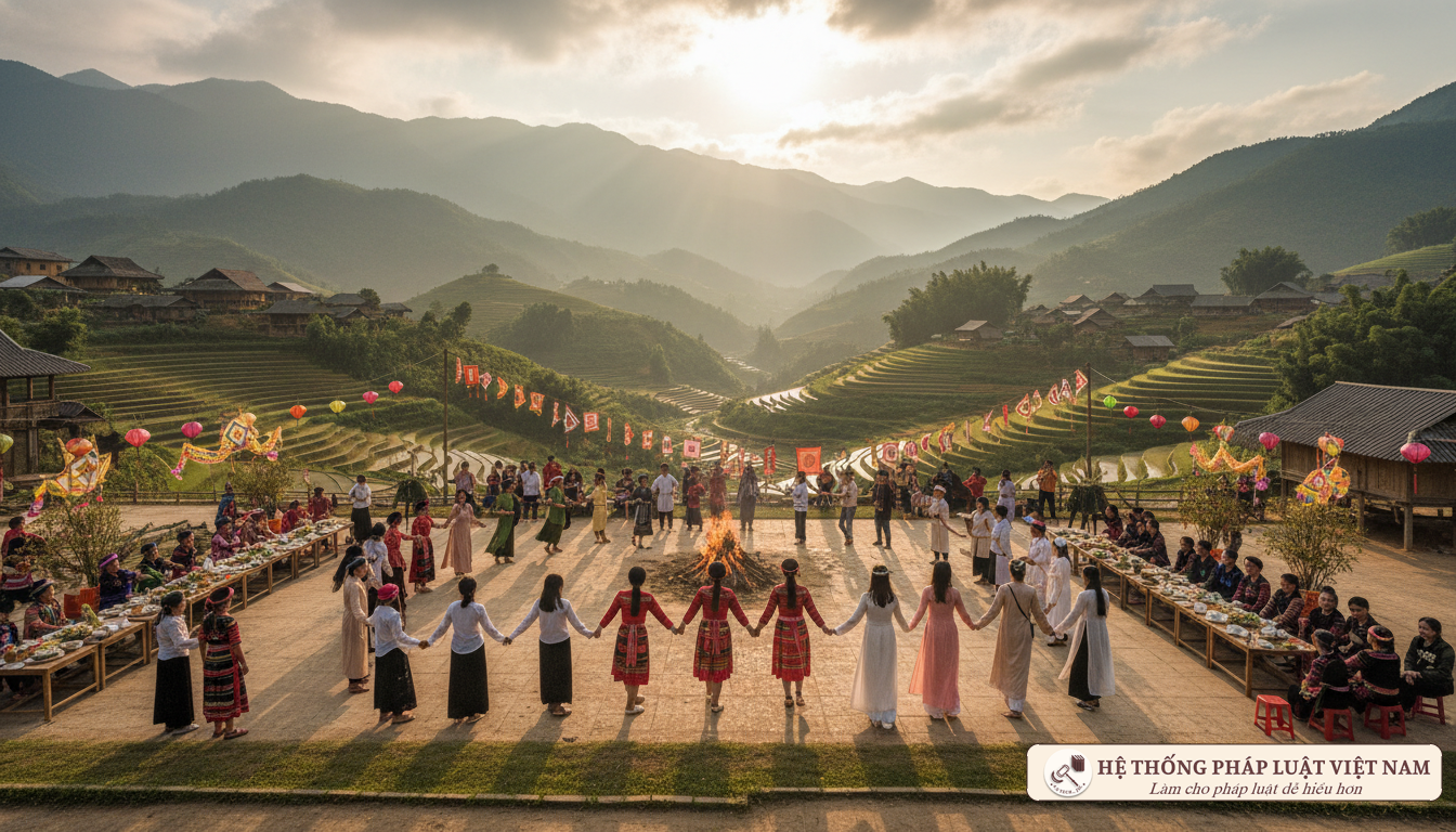 Người dân tham gia hoạt động văn hóa cộng đồng