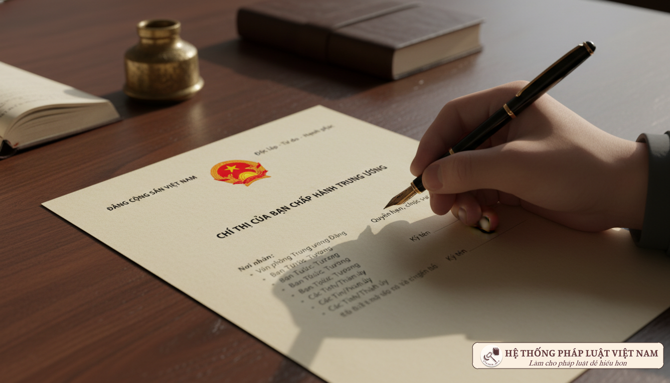 Kỹ thuật trình bày văn bản Đảng chuẩn