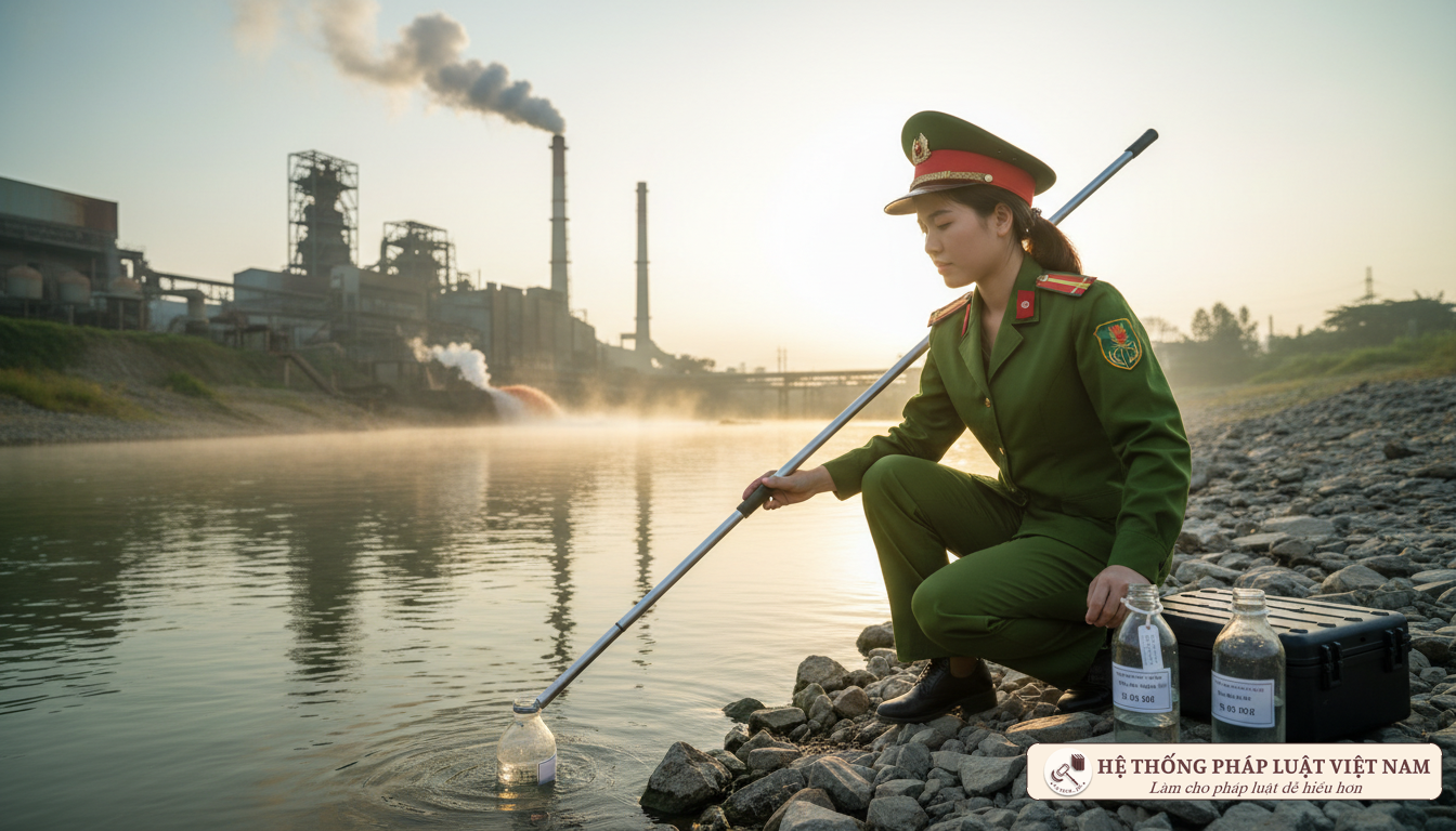 Kiểm tra mẫu nước thải