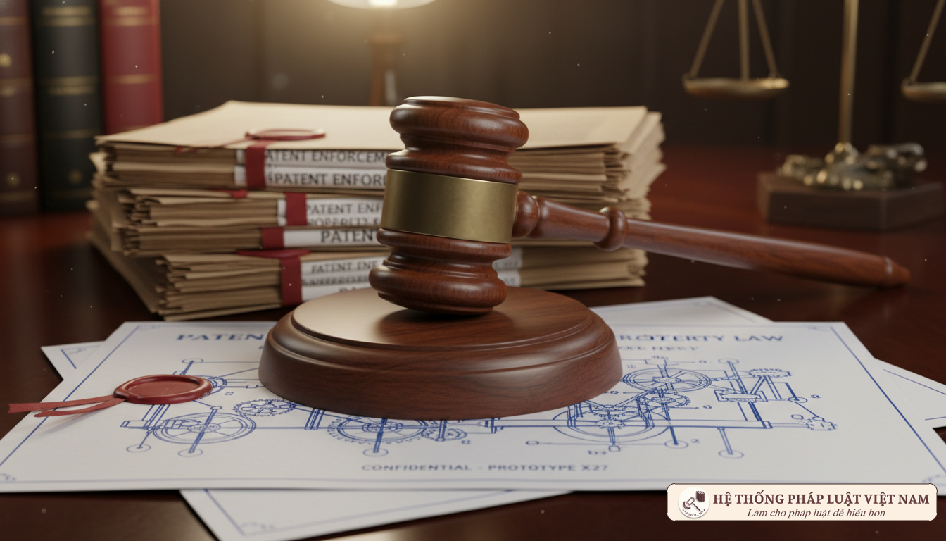 Biện pháp xử lý xâm phạm quyền sáng chế Xử lý pháp lý hành vi xâm phạm quyền sáng chế