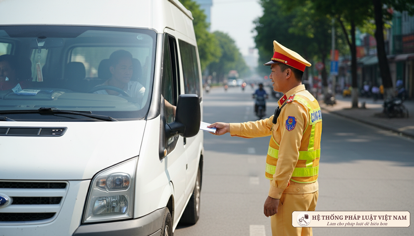 Lực lượng chức năng kiểm tra phương tiện cải tạo