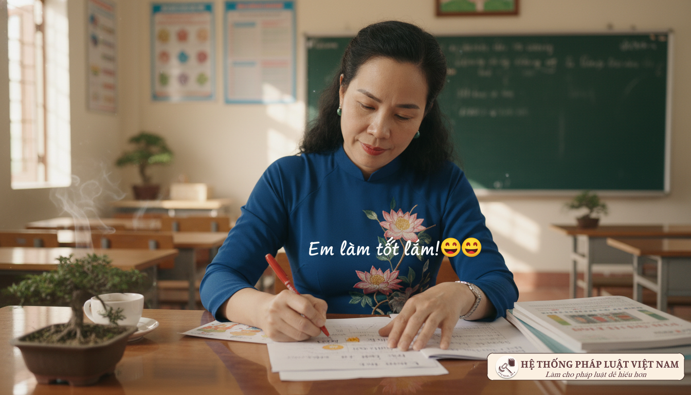 Giáo viên đánh giá học sinh