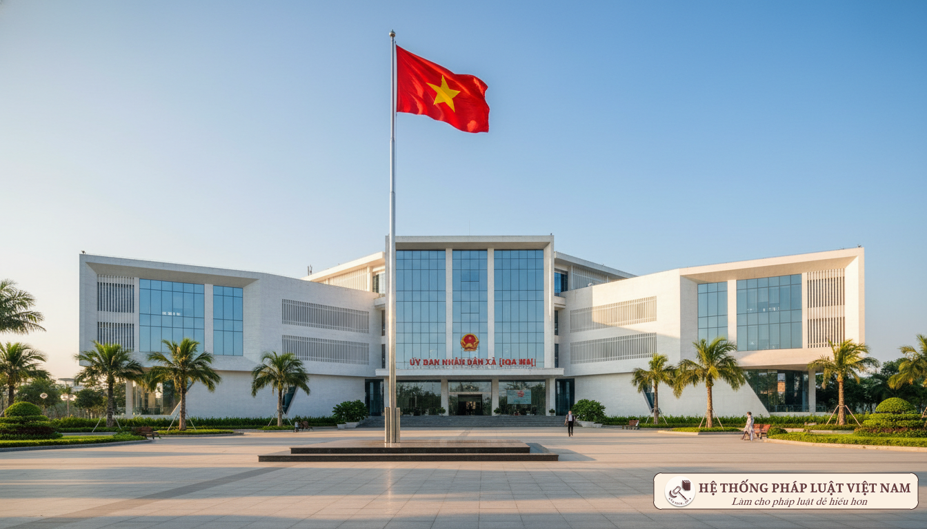 Trụ sở UBND xã hiện đại