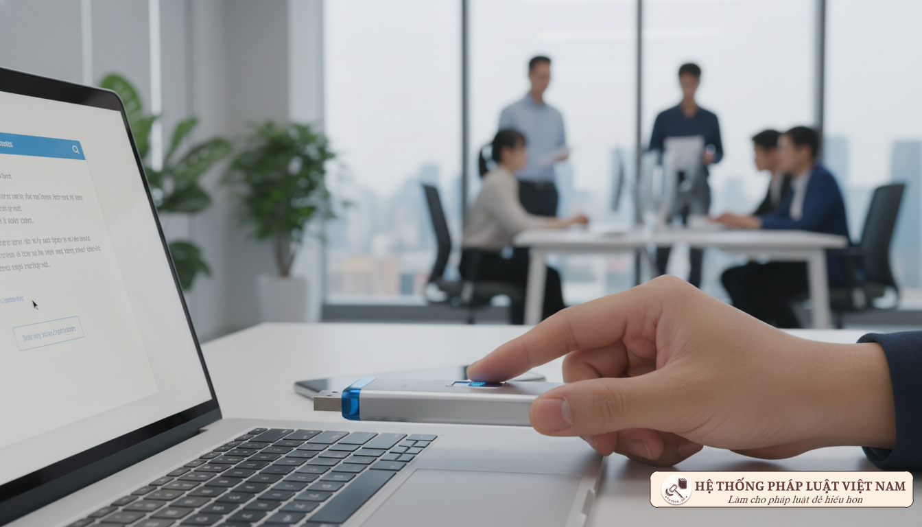 Chữ ký số trong báo cáo đầu tư