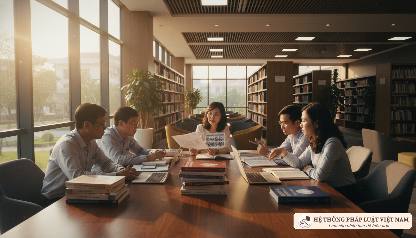 Thảo luận nghiên cứu khoa học giảng viên đại học