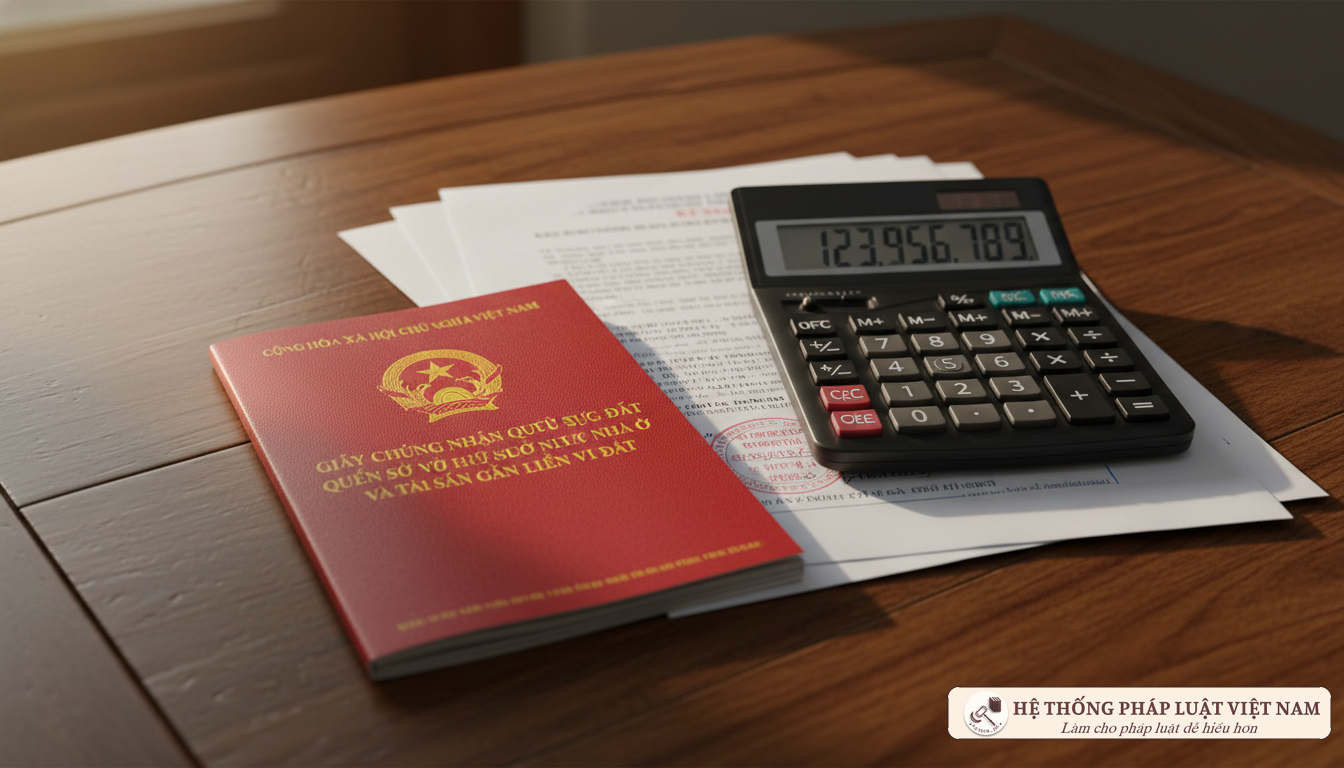 Hồ sơ tính lại tiền sử dụng đất