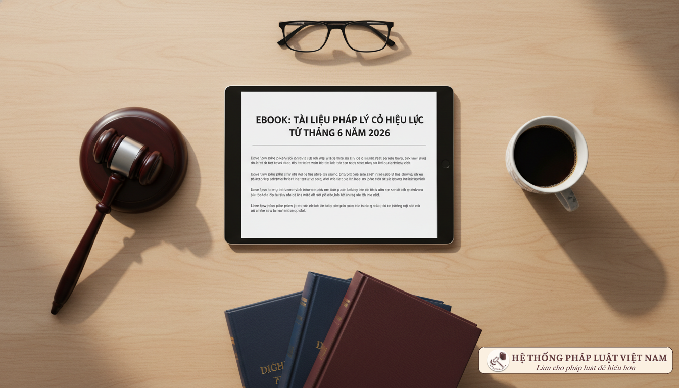 Cập Nhật Ngay: Ebook Danh Sách Văn Bản Pháp Luật Có Hiệu Lực Từ Tháng 6/2026 Doanh Nghiệp Cần Biết
