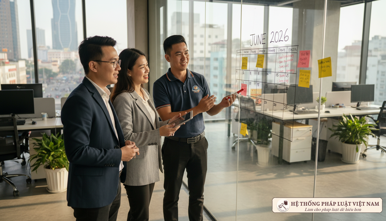 Doanh nghiệp chú ý: 7 mốc thời hạn pháp lý sống còn trong tháng 6/2026 mà Kế toán, HR và HSE không được phép quên