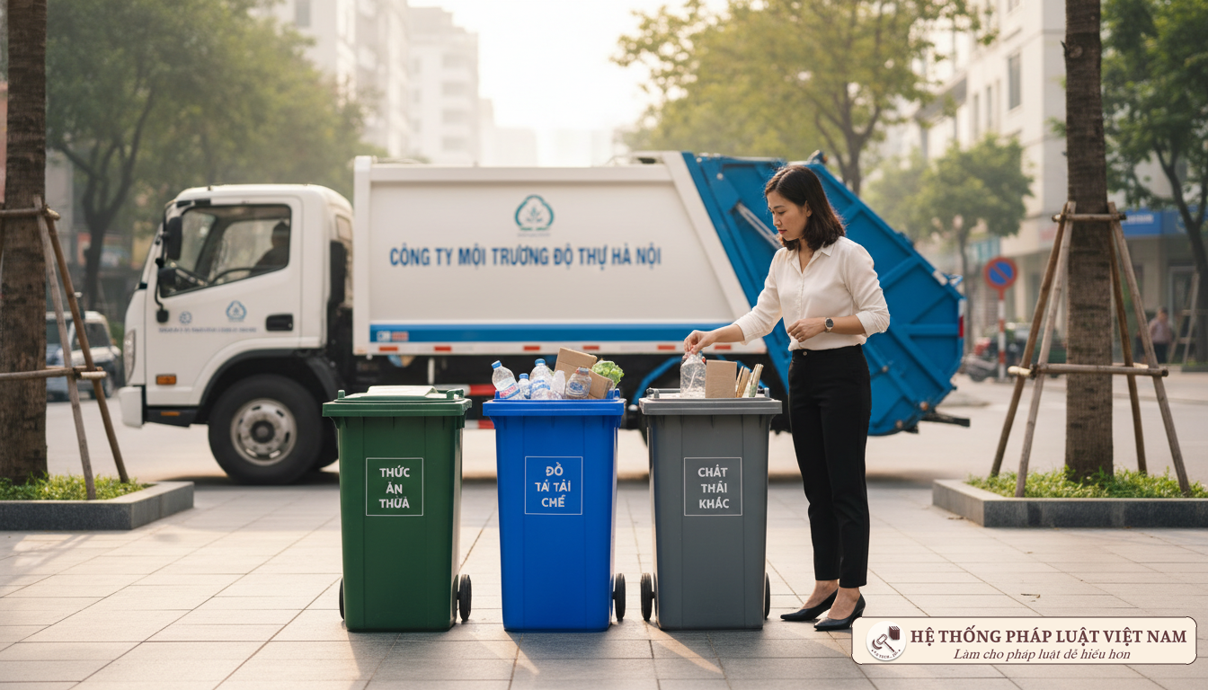 Hà Nội: Không phân loại rác từ ngày 08/01/2026, người dân sẽ bị từ chối thu gom và đối mặt mức phạt nặng?
