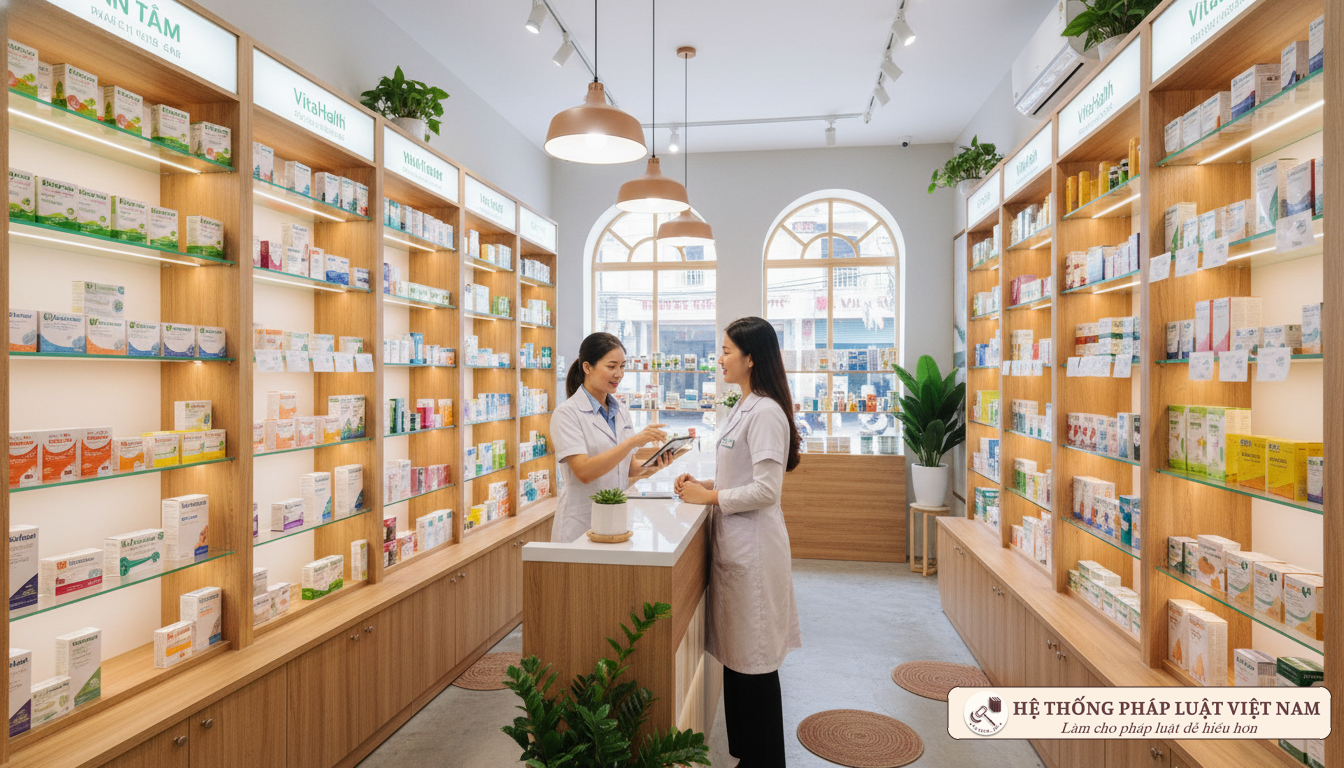 Dược sĩ tư vấn thuốc cho khách hàng