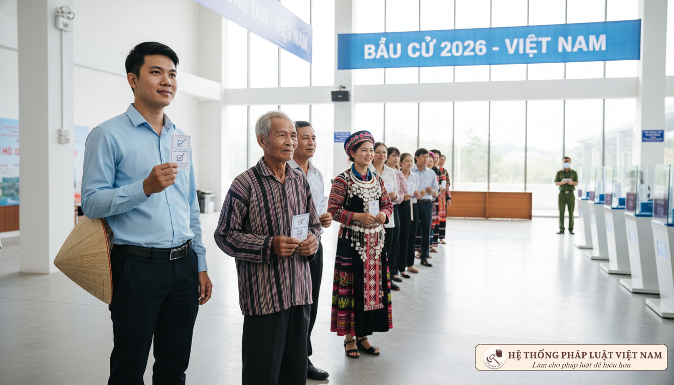 Cử tri Việt Nam đi bầu cử