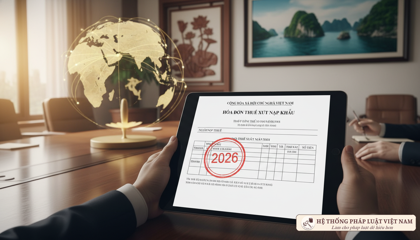Biên lai thuế XNK 2026: Quy định mới doanh nghiệp buộc phải biết!
