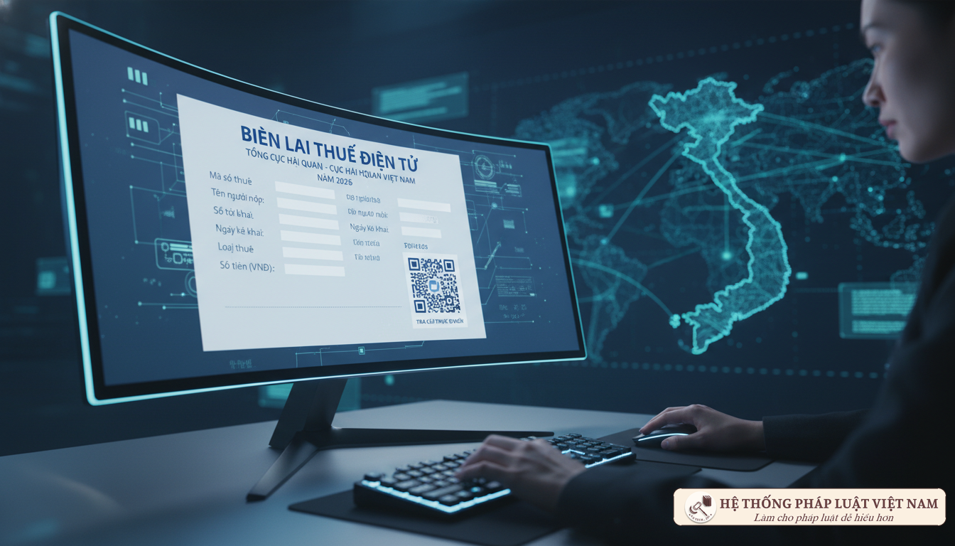 Biên lai thuế XNK 2026: Quy định mới doanh nghiệp buộc phải biết!