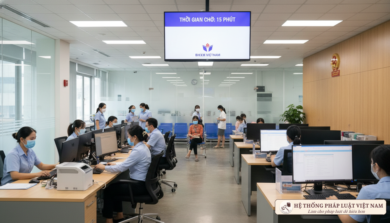 Cải cách BHXH 2021: Mục tiêu giảm thời gian chờ đợi xuống còn 15 phút và số hóa 100% hồ sơ
