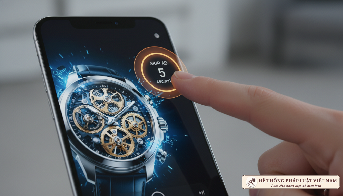 Người dùng thoải mái tắt quảng cáo video sau 5 giây