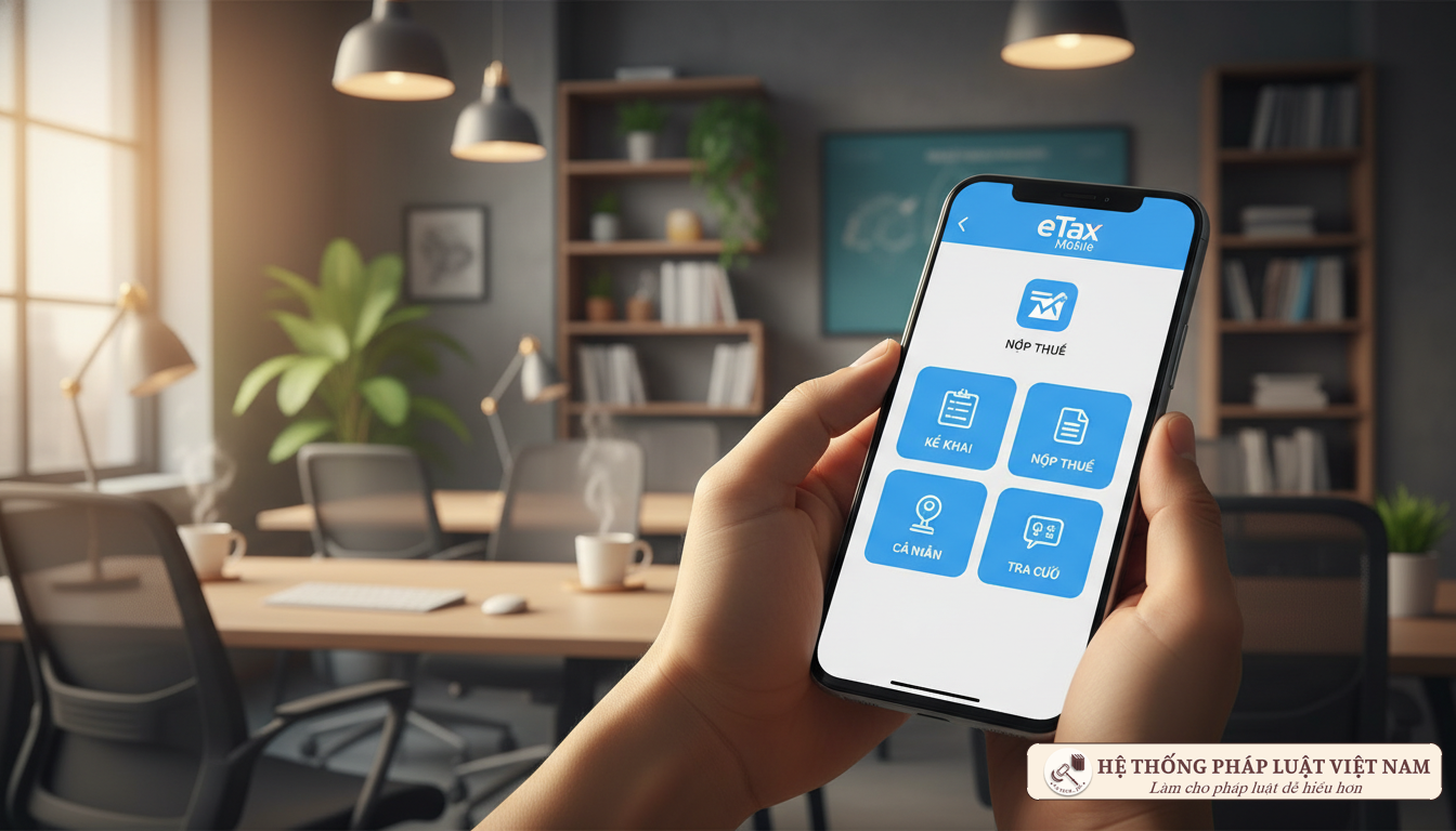 Cập nhật thông tin thuế qua ứng dụng eTax Mobile