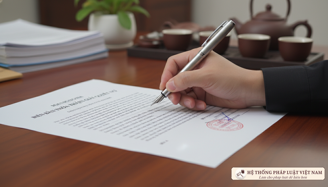 Thanh toán nợ doanh nghiệp Ký xác nhận danh sách chủ nợ
