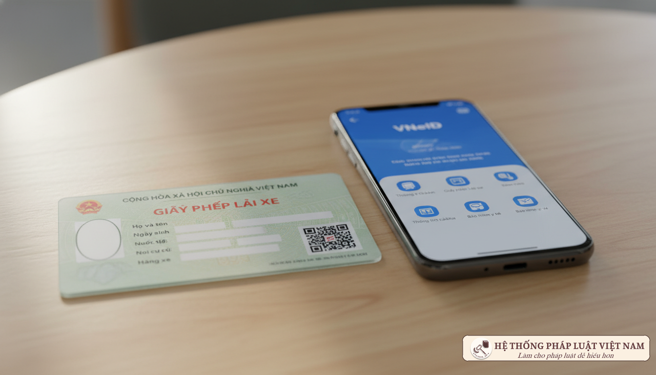 Giấy phép lái xe thẻ nhựa PET hiện đại tích hợp mã QR