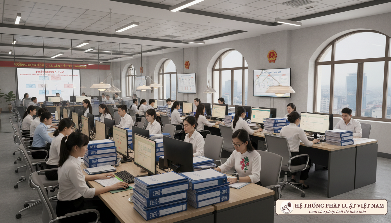 Công chức Hà Nội làm việc tại cơ quan hành chính nhà nước năm 2026