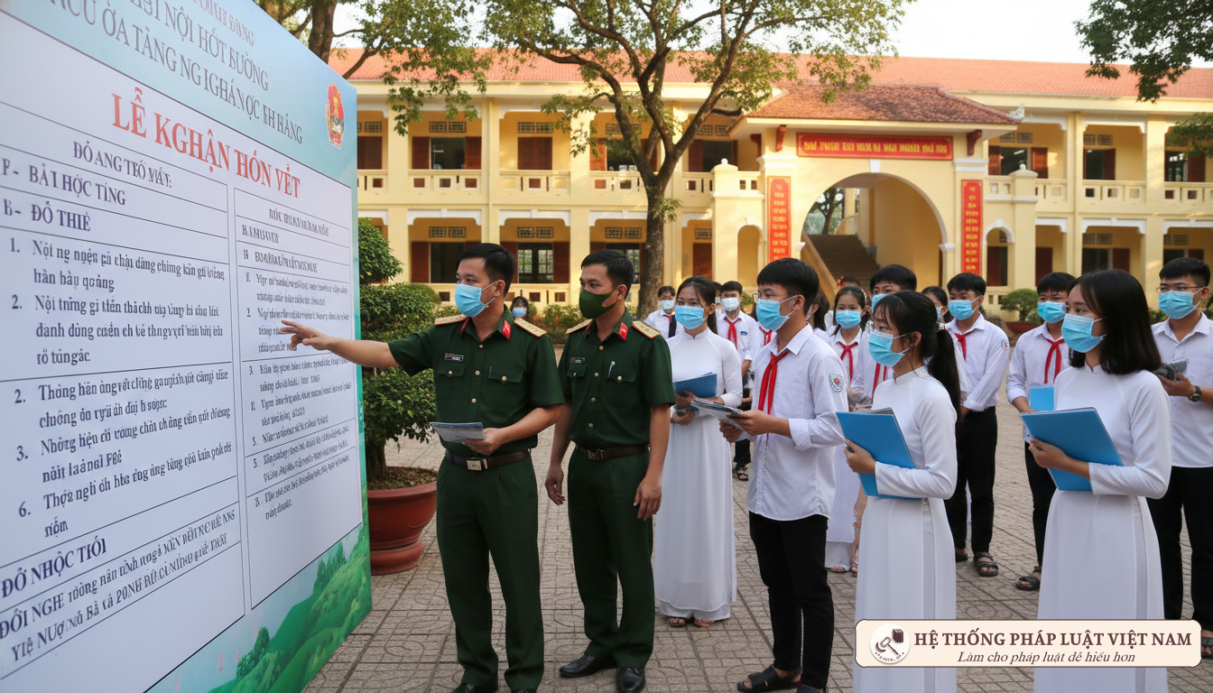 Thí sinh tìm hiểu thông tin tuyển sinh quân đội 2021