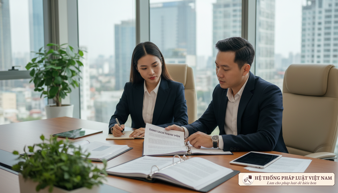 Hướng dẫn lập Danh sách thành viên Công ty hợp danh chuẩn pháp lý 2023
