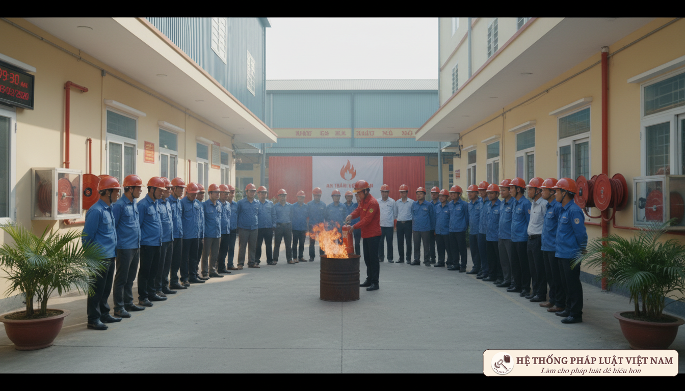 Hướng dẫn thành lập Đội Phòng cháy chữa cháy cơ sở: Quy trình và Mẫu quyết định chuẩn 2020
