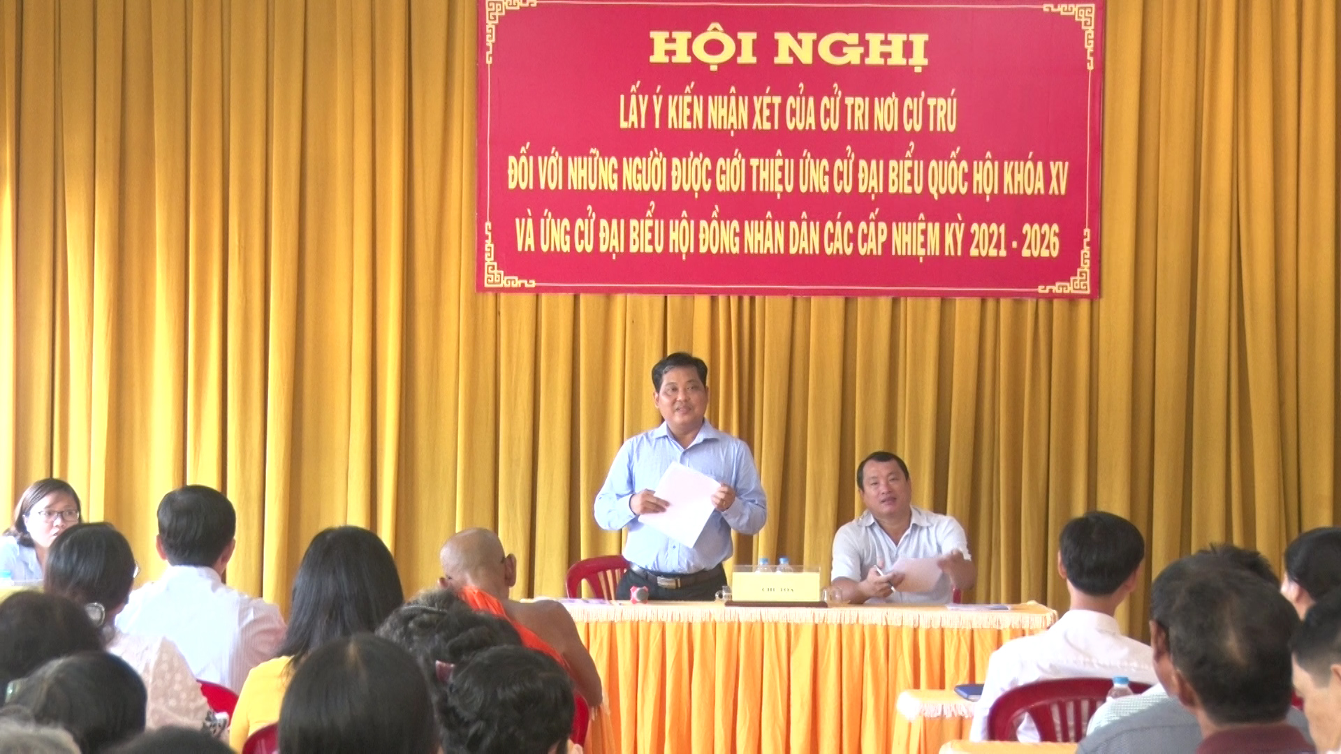 Hướng dẫn việc tổ chức hội nghị cử tri nơi cư trú

