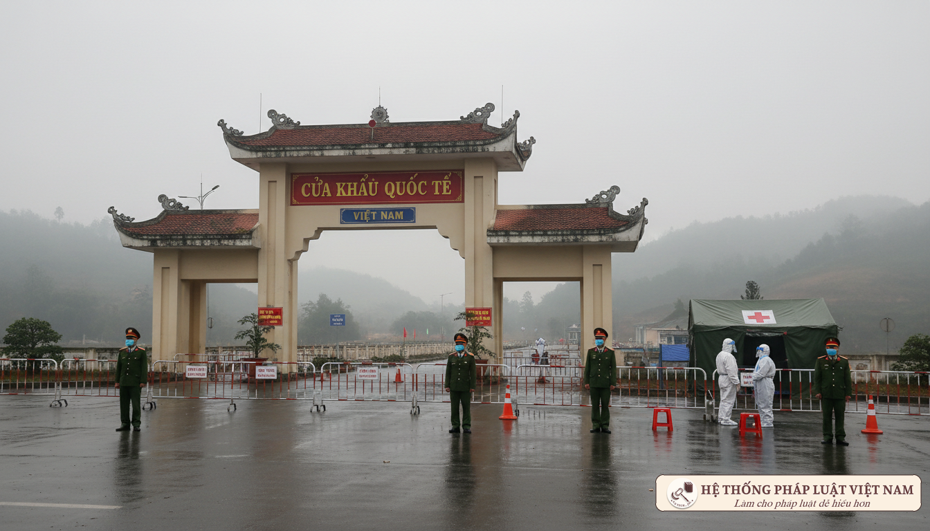 Cửa khẩu Việt Trung vắng vẻ đầu năm 2020